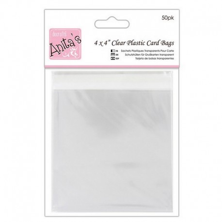 Celofánové obaly - 50ks - čtvercové - malé