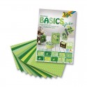 Sada kreativních papírů - Basics zelená - 30ks.