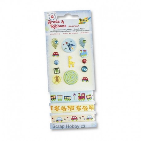 Hřebíčky + stužky - na scrapbooking - Dětský svět