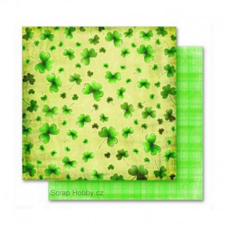 Papír - Oboustranný papír - Čtyřlístky