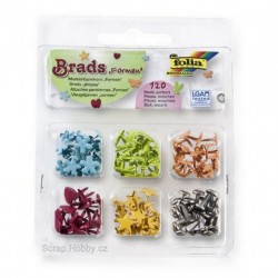 Hřebíčky - různé barvy, různé tvary - srdíčko, šroubky, hvězdičky...