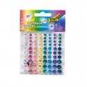Samolepící kamínky - Mix barev - 80ks