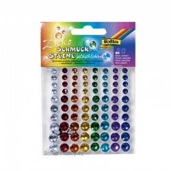 Samolepící kamínky - Základní barvy - 80ks