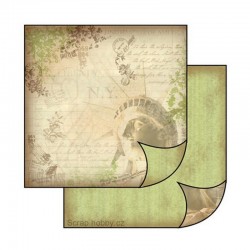 Oboustranný papír na scrapbooking - Socha svobody