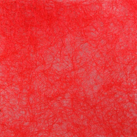 Sisalový papír - červený