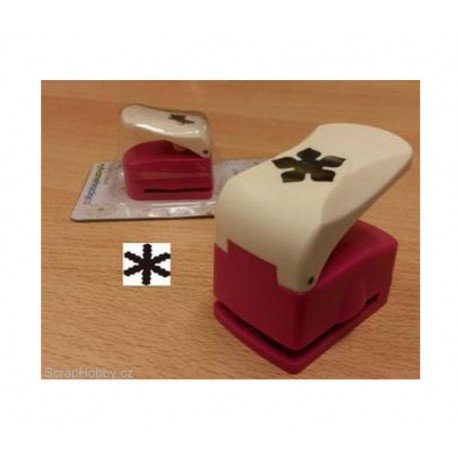 Raznice na papír - Vločka 2. - 16mm