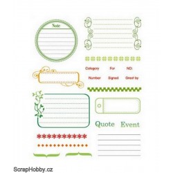 Razítka - Štítky, rámečky......