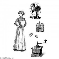 Cling razítko - Káva