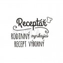 Receptář, rodinný, vynikající.....