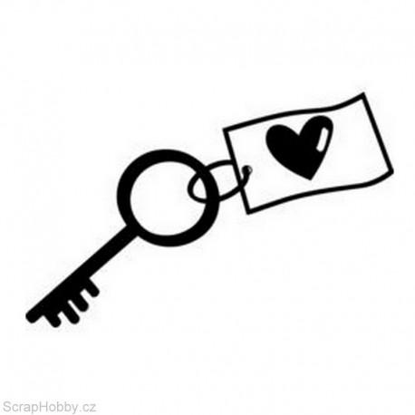 Razítko dřevěné - Klíč ke štěstí