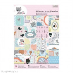Sada papírů a výřezů - Ultimate A4 - 48ks - Little Meow