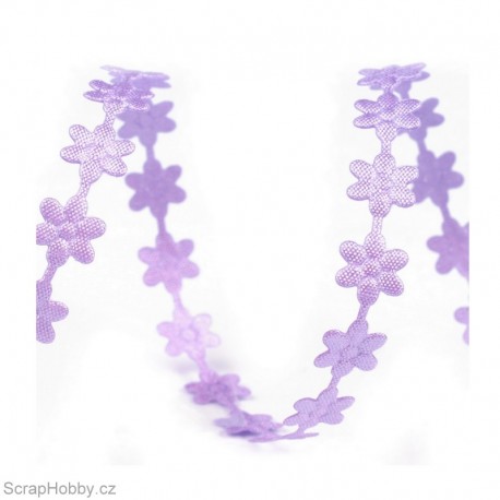 Stužky kytičkaté - levandulová