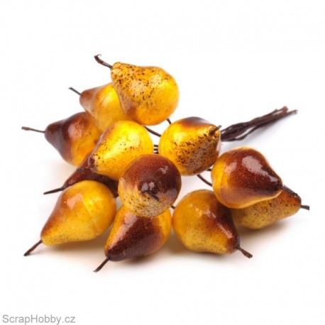 Dekorační svazek hruštiček - 12ks.