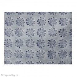 Thajský - Ruční morušový papír - Krajka - květy