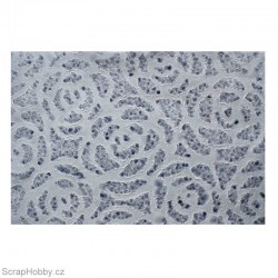 Thajský - Ruční morušový papír - Krajka - růže