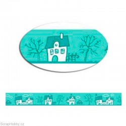 Washi páska - Summer Joy - Small Town 8m x 15mm