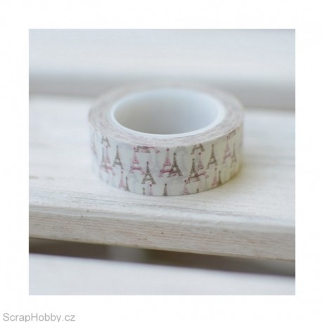 Washi páska - Eifelovka - 10m x 15mm