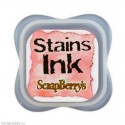 Razítkovací polštářek - Stains Ink - červený