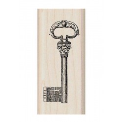Scrapbooking - Razítko dřevěné - Ozdobný klíč