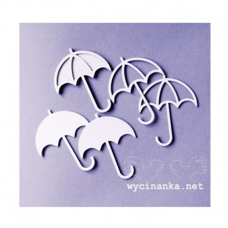 Chipboard - Deštníčky - 6ks