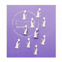 Chipboard - Kočičky - 10ks