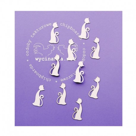 Chipboard - Kočičky - 10ks