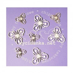 Chipboard - kytičky - Pivoňky - 8ks