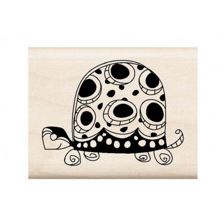 Scrapbooking - Razítko dřevěné - Želva