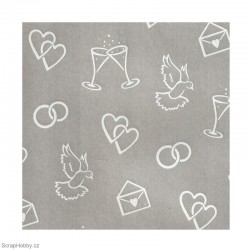 Transparentní papír - Svatební - A4