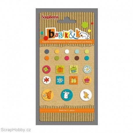 Sada hřebíčků - Kolekce - Basic&K - Myšky, dárky. kytičky..