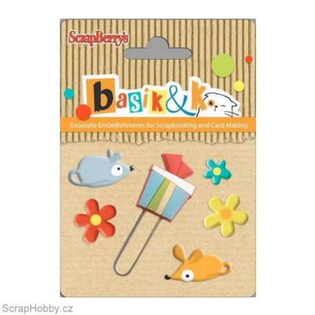 Sada hřebíčků - Kolekce - Basic&K - Myšky, dárky. kytičky..