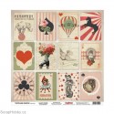 Jednostranný papír - Vintage Circus - Magic Deck