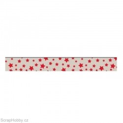 Washi páska - Vintage Circus - Hvězdy - 8m x 15mm