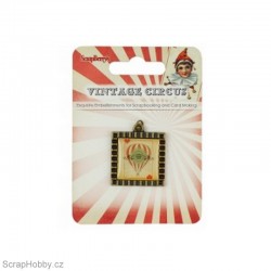 Kovová ozdoba - Vintage Circus