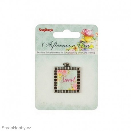 Kovová ozdoba - Afternoon Tea -Sweet 2.