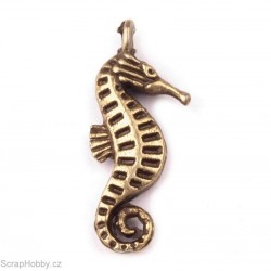 Mořský koník - staromosaz