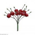 Dekorační svazek třešniček - 12ks.