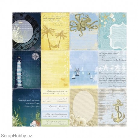 Oboustranný papír - Seaside - Sea Legends