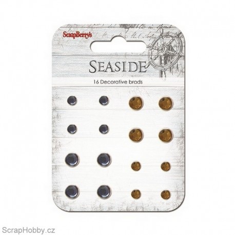 Sada hřebíčků - Seaside - Vintage s kamínkem - 3.