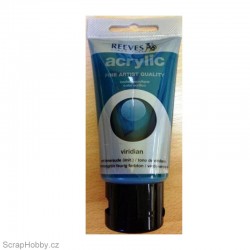 Akrylová barva - Viridian - modro-zelená- 75ml