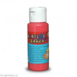 Akrylová barva - Červená - 60ml