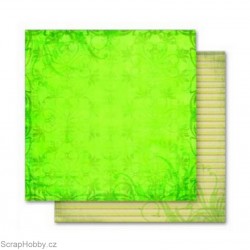 Oboustranný papír - Zelené krucánky