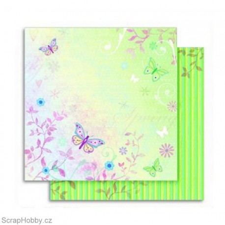 Oboustranný papír - Motýlci 2.