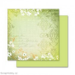 Oboustranný papír - Kytičky 2.