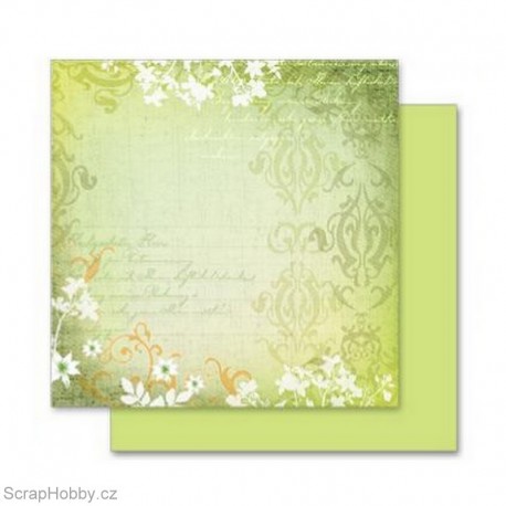 Oboustranný papír - Kytičky 2.