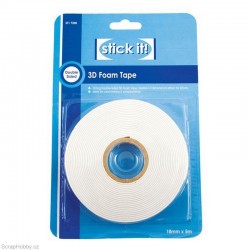 3D pěnová permanentní lepící páska 18mm x 5m
