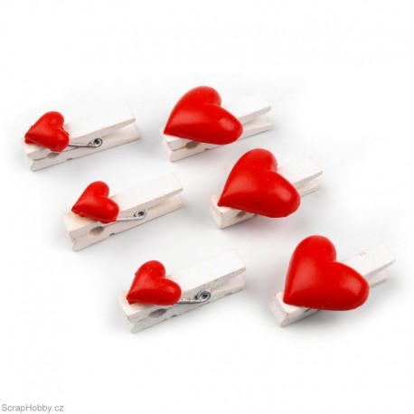 Kolíčky se srdíčky II.