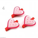 Kolíčky s filcovými srdíčky 4.