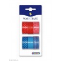 Washi páska - Sada - modro- červená