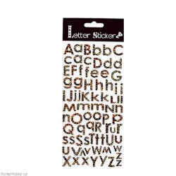 Samolepící písmenka - Tygrovaná